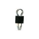 PCB Test Point - Loop Terminal Assembly for 1.32mm dia. Hole - Black 20-2136