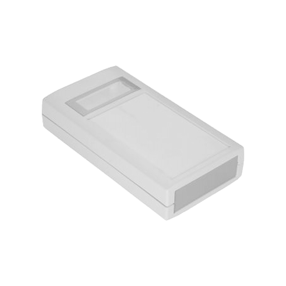 Hand-Held Veronex Case 150 x 80 x 30mm with Membrane recess and LCD window in Grey Part No. 75-228114